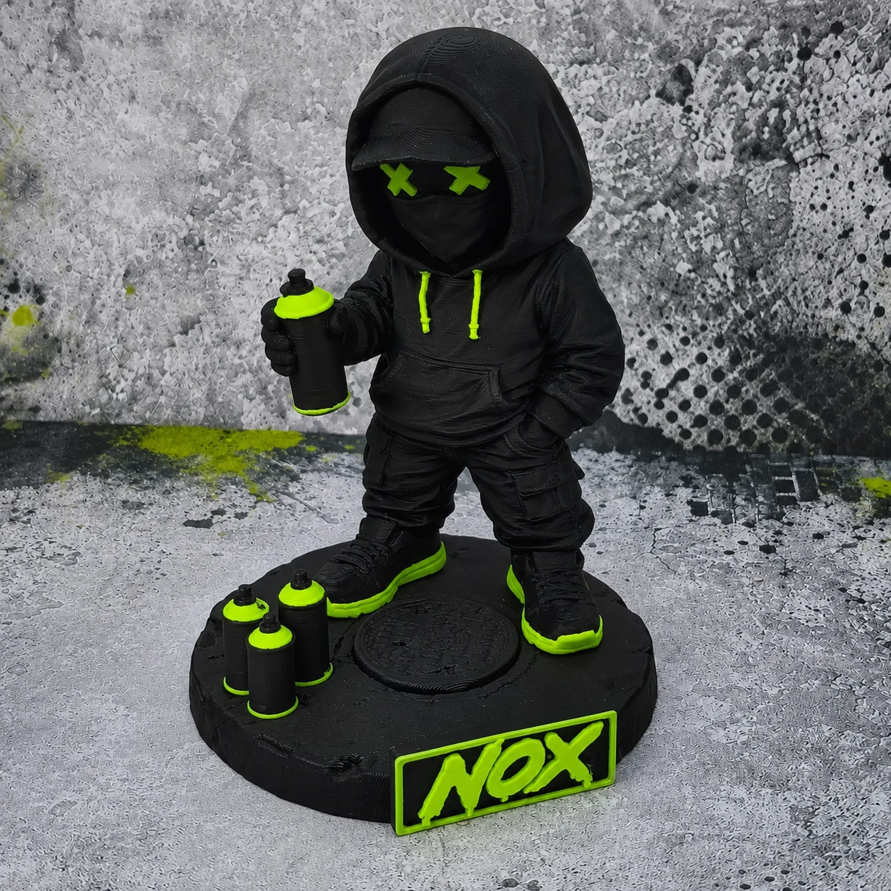 NOX Collector Bundle mit T-Shirt und 3D-Sammelfigur – Detail