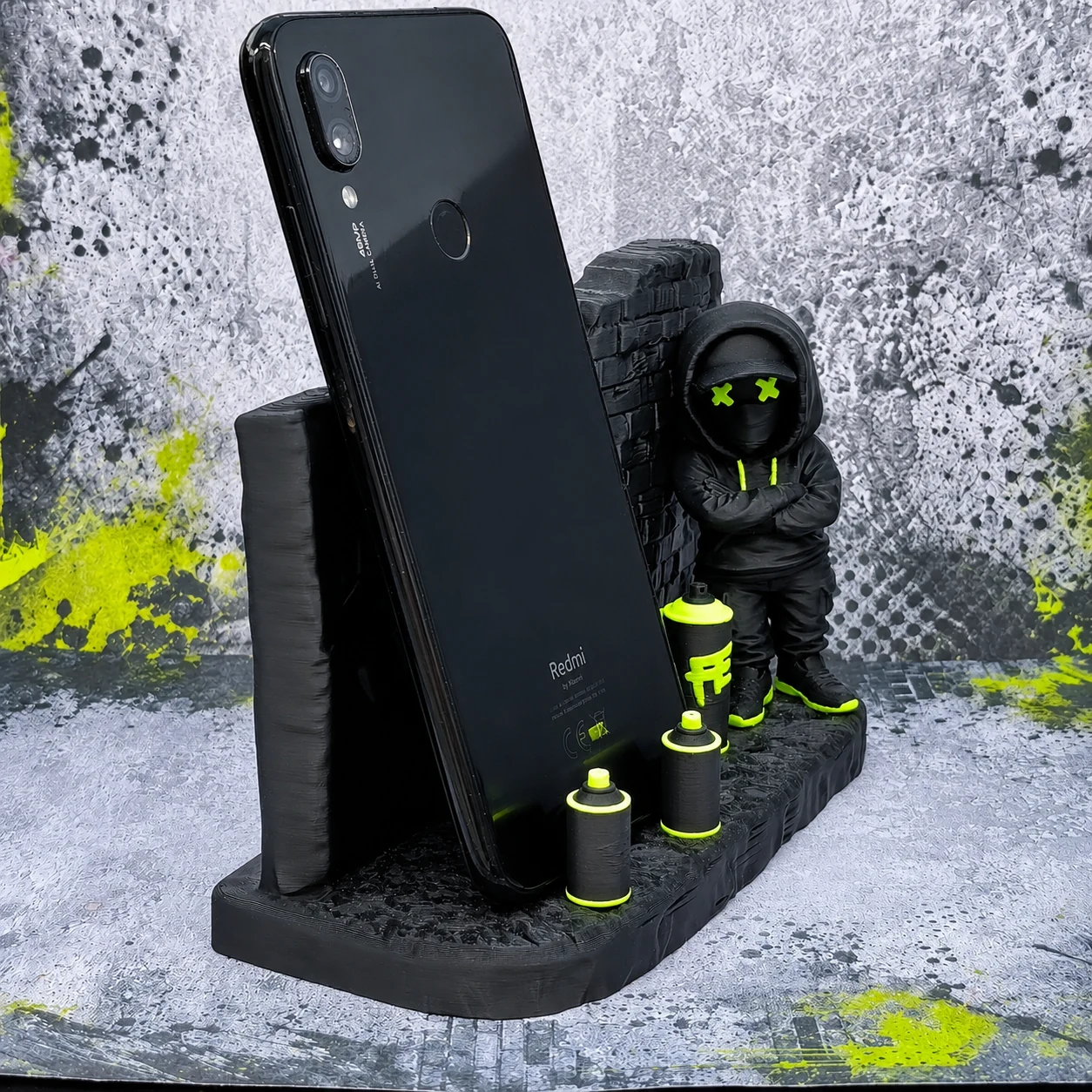 NOX Phone Bundle mit T-Shirt und 3D-gedrucktem Handyhalter – Detail